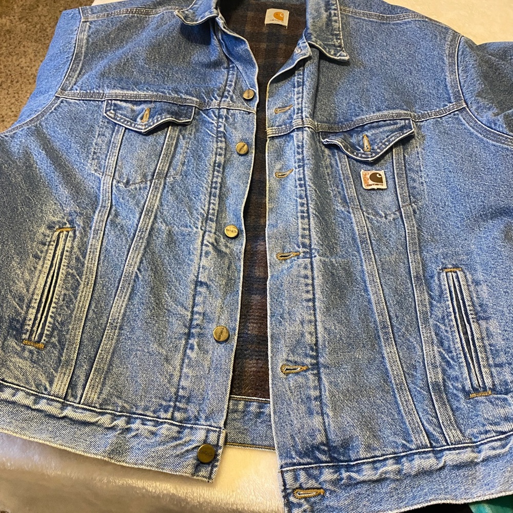 Vintage Denim Carhartt jacket XXL
